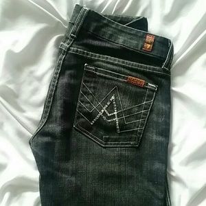 7 for all Mankind dark denim